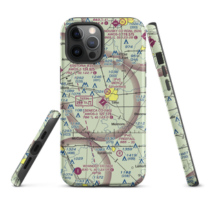 Seneca County Airport (16G) VFR Sectional  Tough iPhone Case