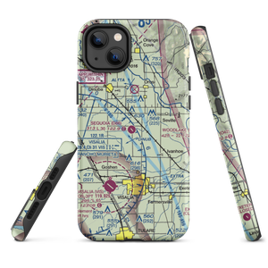 Sequoia Field (D86) VFR Sectional  Tough iPhone Case