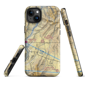 Seven Devils Airport (ID17) VFR Sectional  Tough iPhone Case