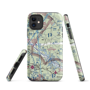 Seven Gables Airport (2VG7) VFR Sectional  Tough iPhone Case