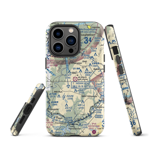 Seven Springs Airport (7SP) VFR Sectional  Tough iPhone Case