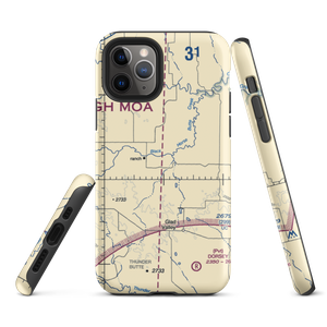 Shambo Ranch Airport (SD41) VFR Sectional  Tough iPhone Case