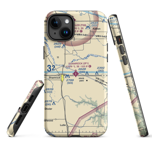 Shamrock Municipal Airport (2F1) VFR Sectional  Tough iPhone Case