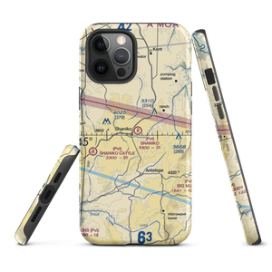 Shaniko Ranch Airport (9OR1) VFR Sectional  Tough iPhone Case
