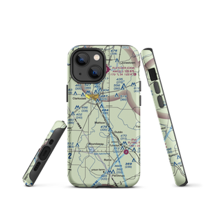 Shannon Field (02CD) VFR Sectional  Tough iPhone Case