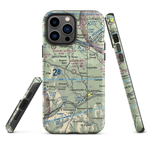 Sharon Airport (K31) VFR Sectional  Tough iPhone Case