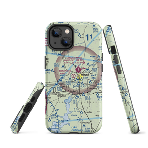 Sharp Field (90LA) VFR Sectional  Tough iPhone Case