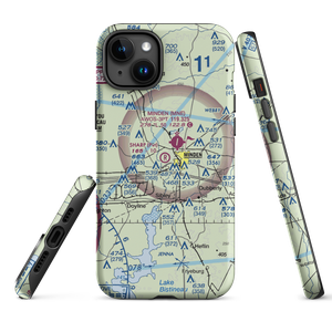 Sharp Field (90LA) VFR Sectional  Tough iPhone Case