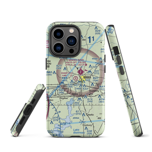 Sharp Field (90LA) VFR Sectional  Tough iPhone Case