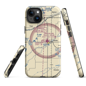 Shaw Aerial Spraying Airport (7KS8) VFR Sectional  Tough iPhone Case