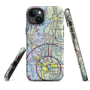 Shaw Meadow Airport (VT52) VFR Sectional  Tough iPhone Case