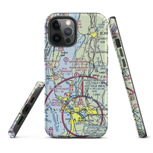 Shaw Meadow Airport (VT52) VFR Sectional  Tough iPhone Case