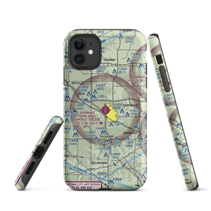 Shawnee Regional Airport (SNL) VFR Sectional  Tough iPhone Case