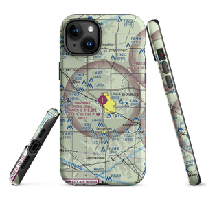 Shawnee Regional Airport (SNL) VFR Sectional  Tough iPhone Case