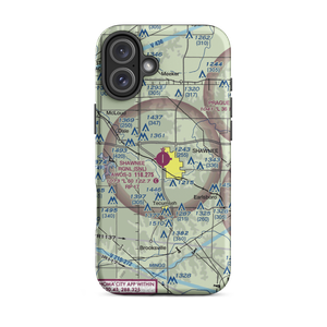 Shawnee Regional Airport (SNL) VFR Sectional  Tough iPhone Case