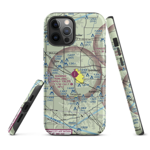 Shawnee Regional Airport (SNL) VFR Sectional  Tough iPhone Case