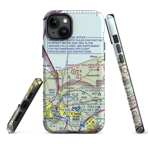 Shear Airport (63NY) VFR Sectional  Tough iPhone Case