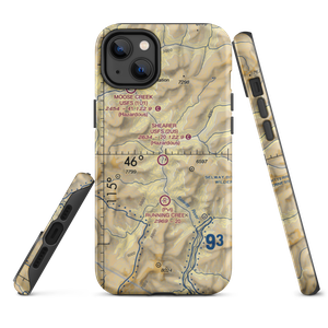 Shearer US Forest Service Airport (2U5) VFR Sectional  Tough iPhone Case