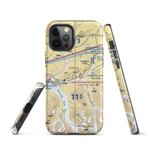 Sheep Mountain Airport (SMU) VFR Sectional  Tough iPhone Case