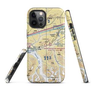 Sheep Mountain Airport (SMU) VFR Sectional  Tough iPhone Case