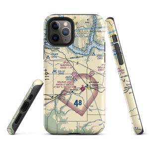 Sheffels Ranch Airport (42WA) VFR Sectional  Tough iPhone Case