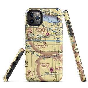 Shelburnes Airport (35NE) VFR Sectional  Tough iPhone Case