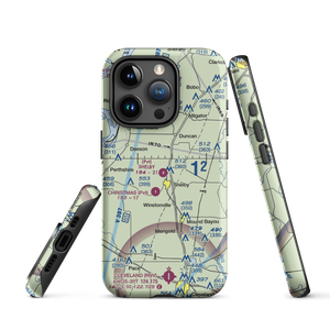 Shelby Air Service Airport (93MS) VFR Sectional  Tough iPhone Case