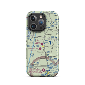 Shelby Air Service Airport (93MS) VFR Sectional  Tough iPhone Case