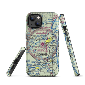 Shelby-Cleveland County Regional Airport (EHO) VFR Sectional  Tough iPhone Case