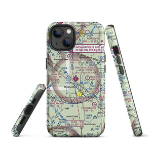 Shelbyville Municipal Airport (GEZ) VFR Sectional  Tough iPhone Case