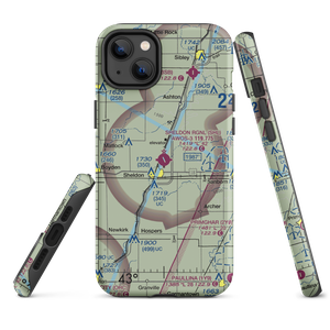 Sheldon Regional Airport (SHL) VFR Sectional  Tough iPhone Case