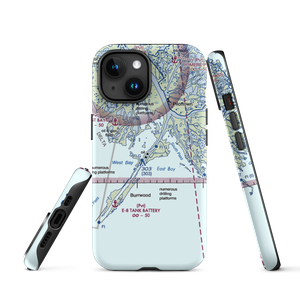 Shell Central Facilities Seaplane Base (53LA) VFR Sectional  Tough iPhone Case