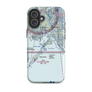 Shell Central Facilities Seaplane Base (53LA) VFR Sectional  Tough iPhone Case