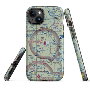 Shell Lake Municipal Airport (SSQ) VFR Sectional  Tough iPhone Case