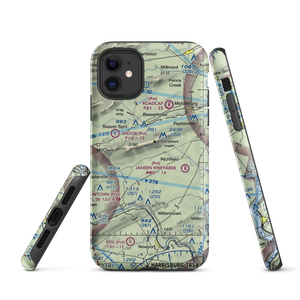 Shelley Private Airport (27PN) VFR Sectional  Tough iPhone Case
