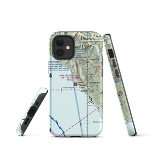 Shelter Cove Airport (0Q5) VFR Sectional  Tough iPhone Case