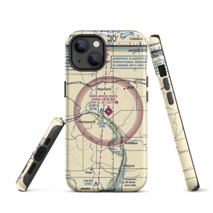 Sher-Wood Airport (PWD) VFR Sectional  Tough iPhone Case