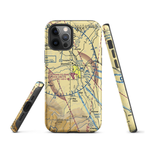 Sheridan County Airport (SHR) VFR Sectional  Tough iPhone Case