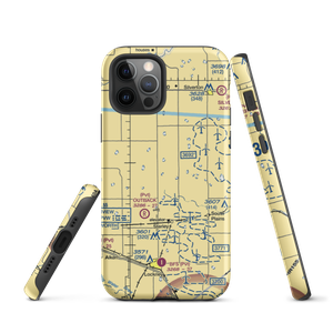 Sherman Airport (TS39) VFR Sectional  Tough iPhone Case
