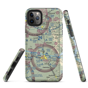 Shield Farm Airport (5PA6) VFR Sectional  Tough iPhone Case