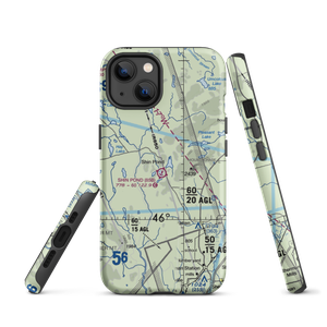 Shin Pond Seaplane Base (85B) VFR Sectional  Tough iPhone Case