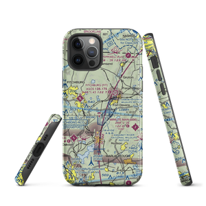 Shirley Airport (61MA) VFR Sectional  Tough iPhone Case