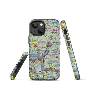 Shirley Airport (61MA) VFR Sectional  Tough iPhone Case