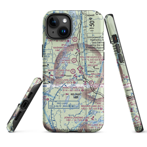 Shirley Lake Airport (AK90) VFR Sectional  Tough iPhone Case