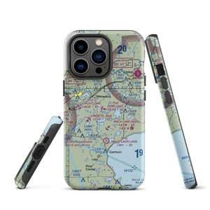 Shirt Lake Seaplane Base (25MN) VFR Sectional  Tough iPhone Case