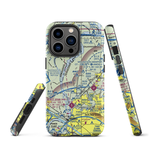 Shoemaker-Shelby Forest Airport (2TN4) VFR Sectional  Tough iPhone Case