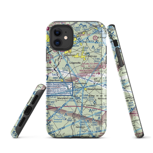 Shoestring Aviation Airfield (0P2) VFR Sectional  Tough iPhone Case