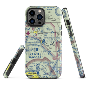 Shorthorn Aux Landing Strip (23XS) VFR Sectional  Tough iPhone Case