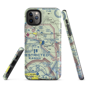 Shorthorn Aux Landing Strip (23XS) VFR Sectional  Tough iPhone Case