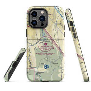 Shoshone Airport (L61) VFR Sectional  Tough iPhone Case